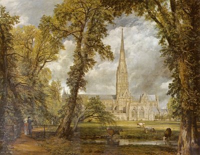 La catedral de Salisbury vista desde el jardín del obispo de John Constable